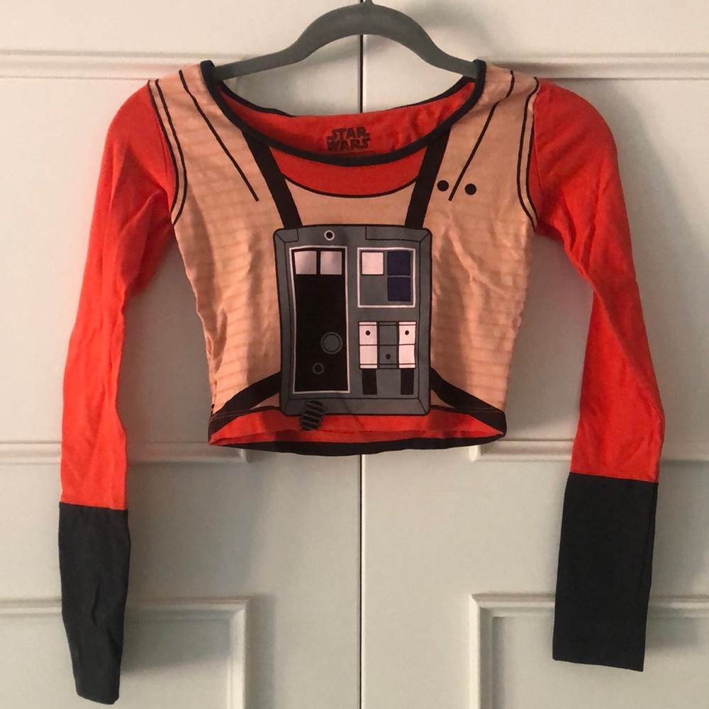 Star Wars Long Sleeve Resistance Fighter Crop Top